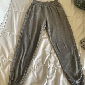 Grey sweatpants